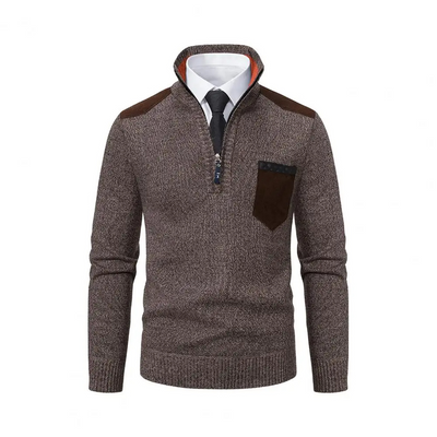Nordman - Eleganter Pullover mit Reißverschluss Herren – Perfekt für Büro & Freizeit