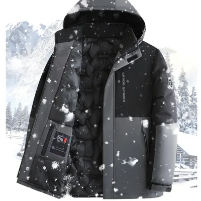 Regenix - Wasserdichter Wintermantel Männer – Winddicht, Atmungsaktiv, Outdoorjacke