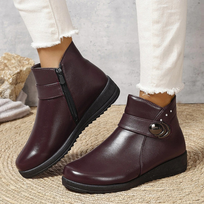 Glisina - Damen Winterstiefel mit Plüschfutter und wasserdichtem Design
