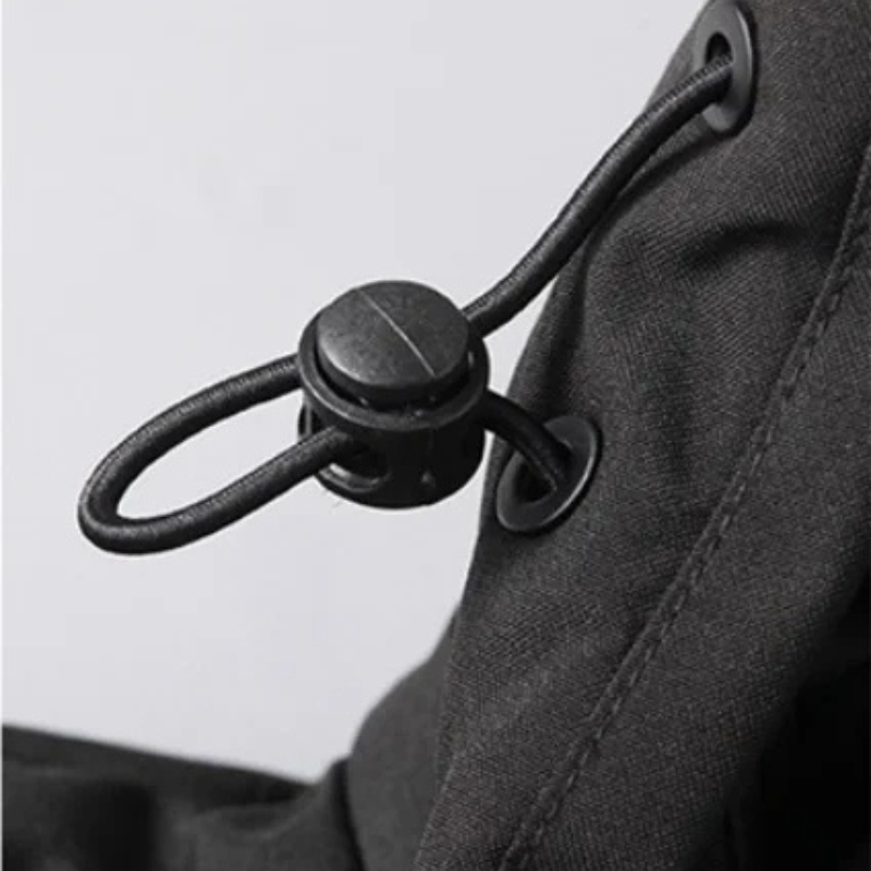 Starkum - Langer Wintermantel Herren Warm Gefüttert Outdoorjacke Mit Kapuze