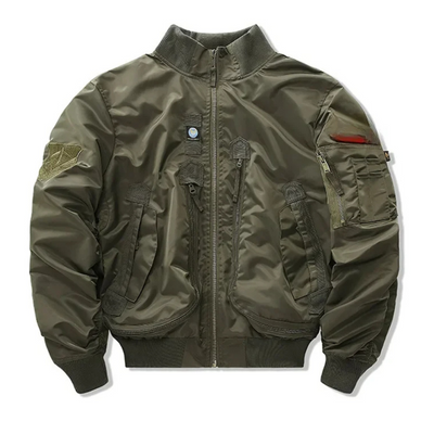 Schaltor - Wintermantel Männer, Winddichte Jacke mit abnehmbarem Kunstfellbesatz