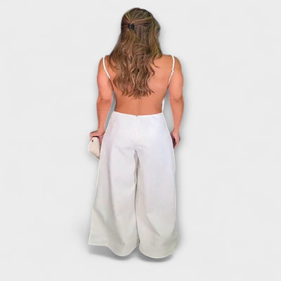 Ylva - Strahlender Halter-Jumpsuit