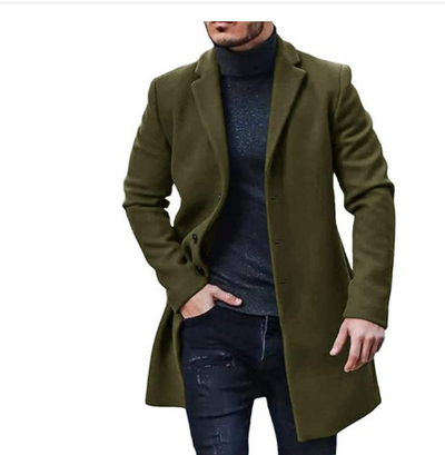 Langer Trenchcoat für Herren