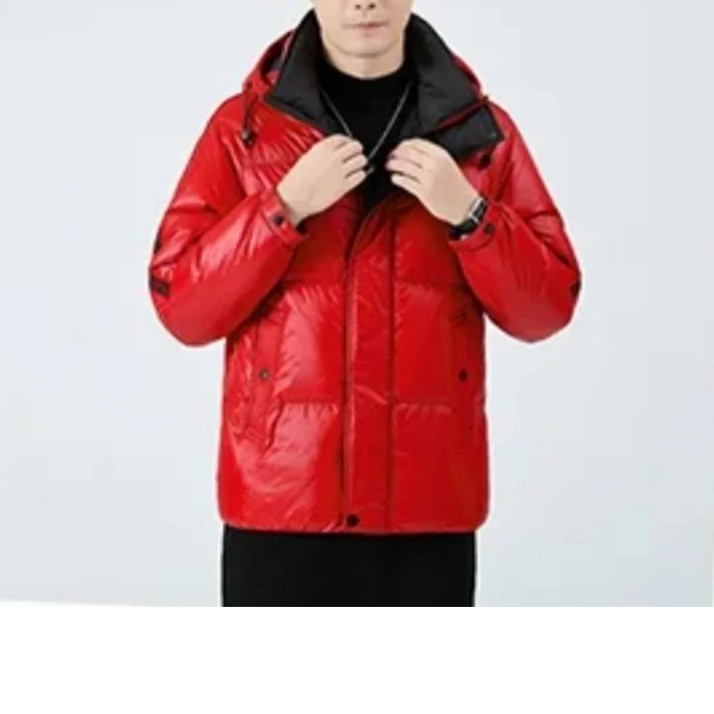 Altwarm - Daunenjacke Herren Winddicht Wasserabweisend Mit Kapuze Übergangsjacke