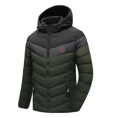 Josef | Verstellbare Tricolour Herren-Kapuzenjacke