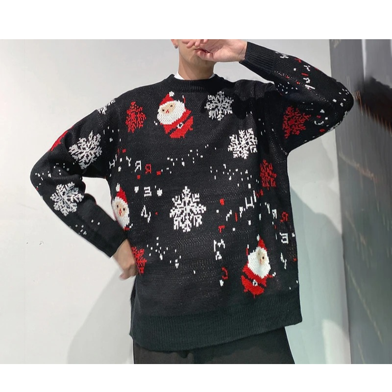 Schneet - Weihnachtspullover – Bequem, Langarm, Winterliches Design