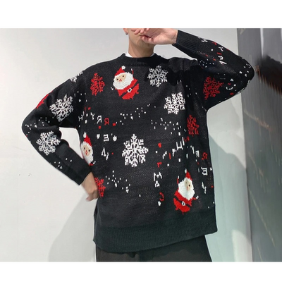 Schneet - Weihnachtspullover – Bequem, Langarm, Winterliches Design