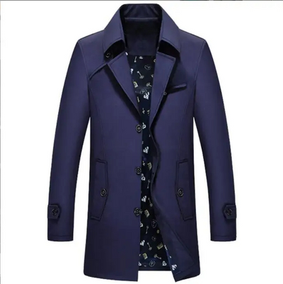 Landkam - Mantel Jacke Herren – Wasserabweisender Outdoor-Mantel mit Stehkragen