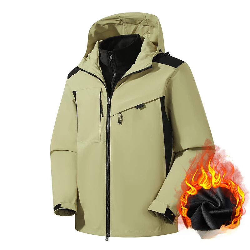Klimate - Wasserdichter Wintermantel Männer – 3-in-1 Funktion, Winddicht, Outdoor