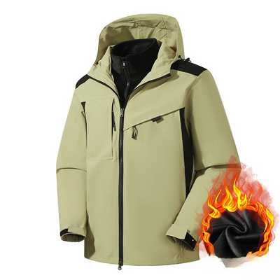 Klimate - Wasserdichter Wintermantel Männer – 3-in-1 Funktion, Winddicht, Outdoor