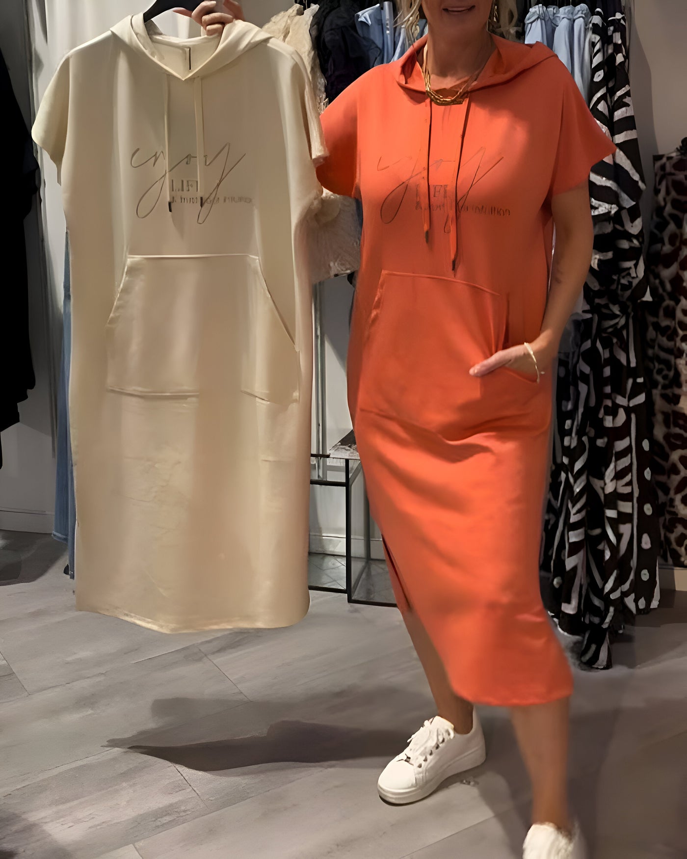 Catalina | Bequemes Hoodie-Kleid