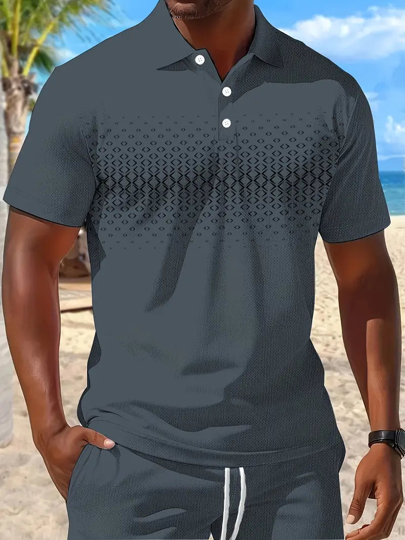 Zackary – Sommer Liches kurzärmliges Zweiteiler Set