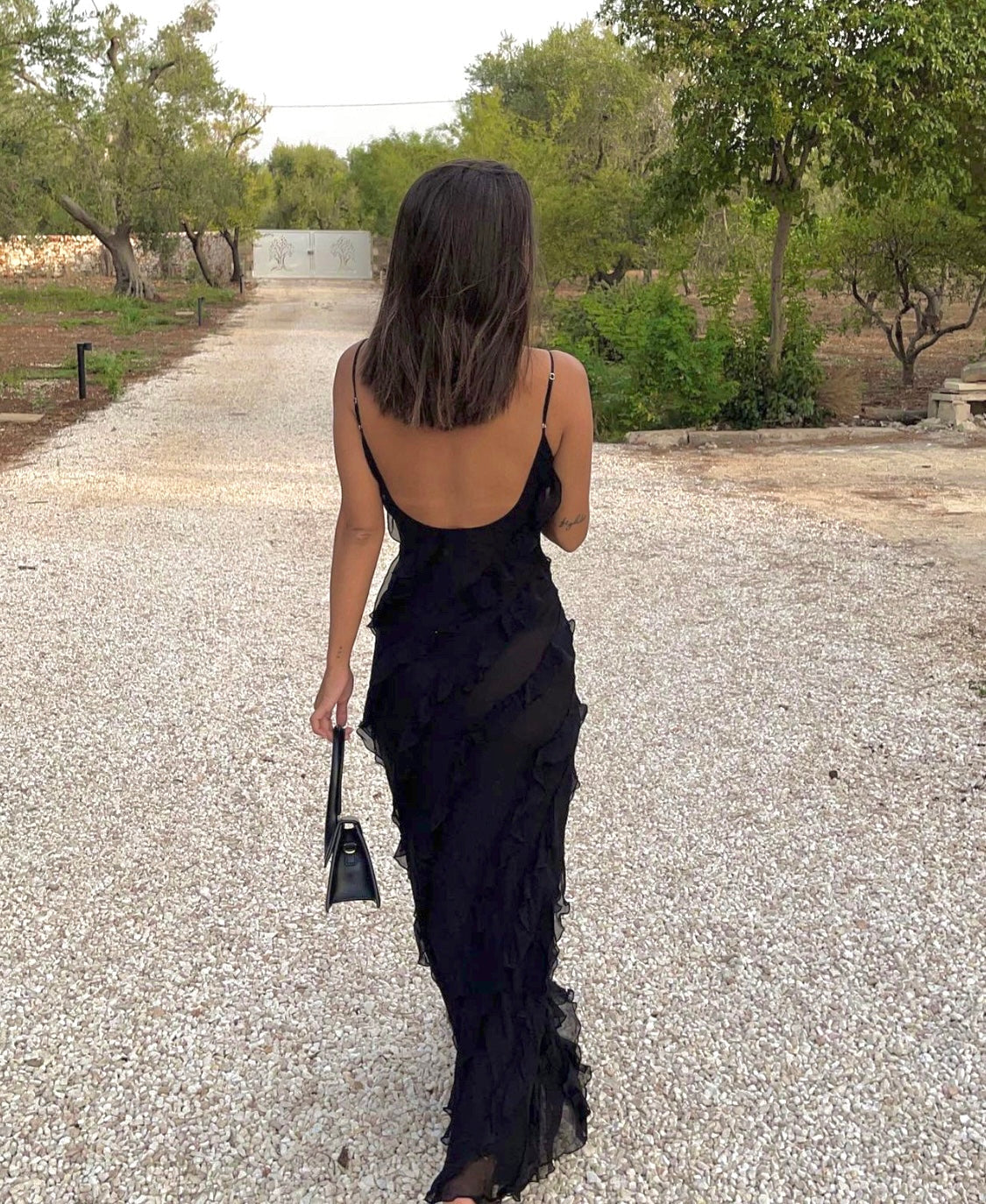 Aliza Ruffled Maxi Dress | Elegante, Bequeme und Zeitlose Maxi-Kleid für Vielseitige Anlässe