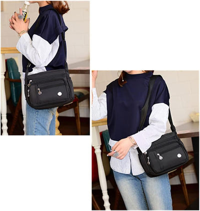 Eleanor | Stilvolle Multi-Pocket Anti-Diebstahl Crossbody Bag für ultimative Sicherheit