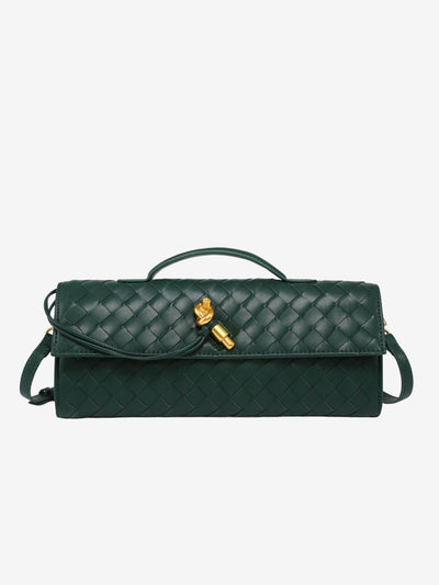 Camila Luxe Slim Clutch Aus Veganem Leder Mit Abnehmbarem Schultergurt, Elegante Handtasche