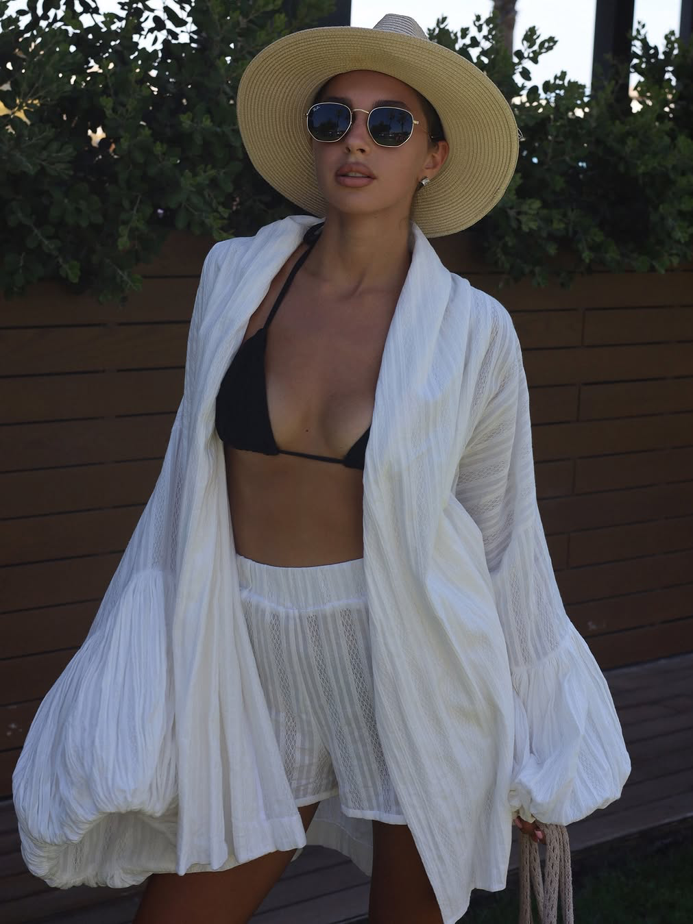 Selena - Kimono-Set mit ausgestellten Ärmeln