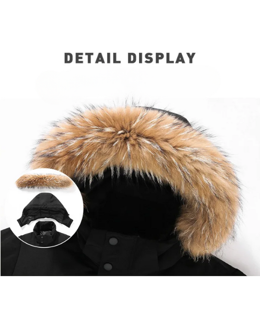 Waldsen - Parka Winterjacke Herren – Warm Gefüttert, Wetterfest, Outdoorjacke