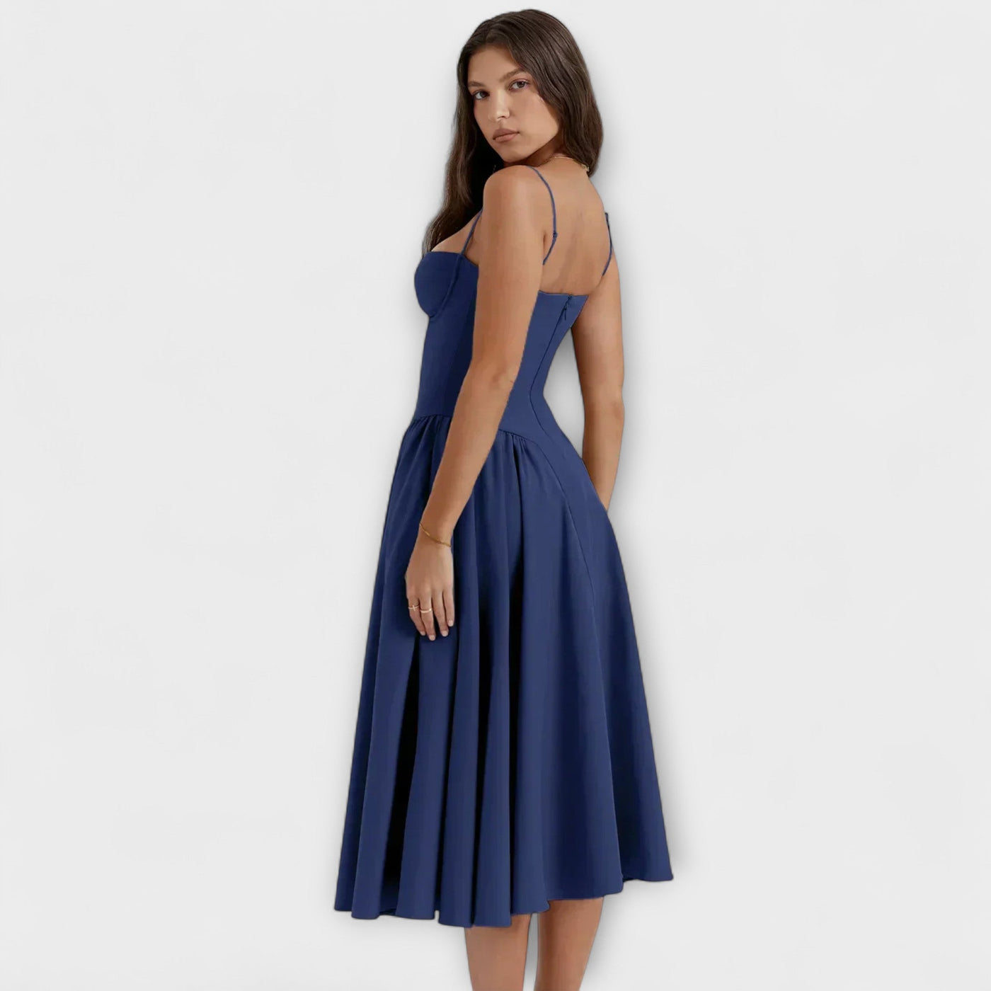 Rosalie - Verfeinertes ärmelloses Korsettkleid