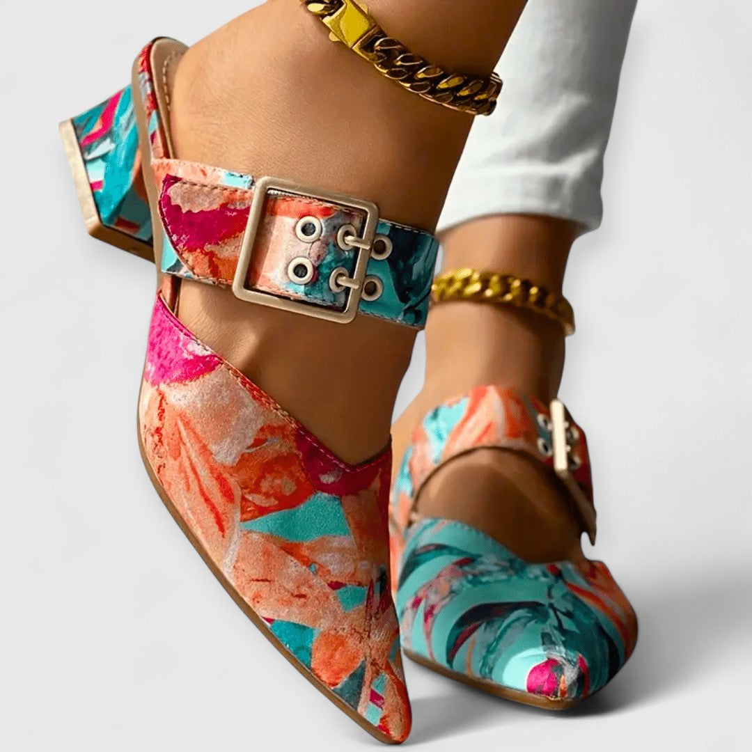 BELLO | Orthopädische Farbakzent-Heels für Damen