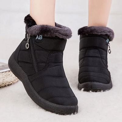 Stivola - Damen Winterstiefel wasserdicht mit Fellfutter und Reißverschluss