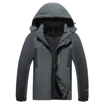 Klimtek - Wasserdichter Wintermantel Männer – Wetterfest, Atmungsaktiv, Mit Kapuze