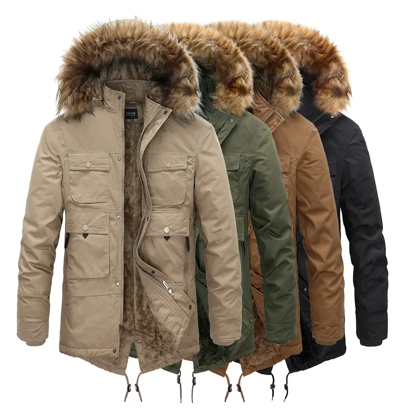 Herbren - Parka Winterjacke Herren – Wetterfest, Atmungsaktiv, Outdoorjacke