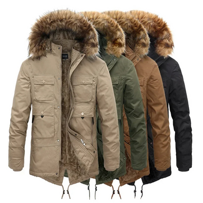 Herbren - Parka Winterjacke Herren – Wetterfest, Atmungsaktiv, Outdoorjacke