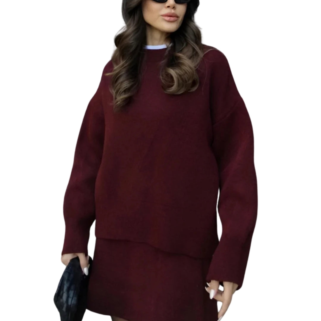 Gemütliches Damen-Herbstset – Pflegeleicht und knitterfrei