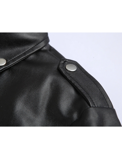 Borztek - Lederjacke Herren im Blazer-Stil, Elegante Echtlederjacke