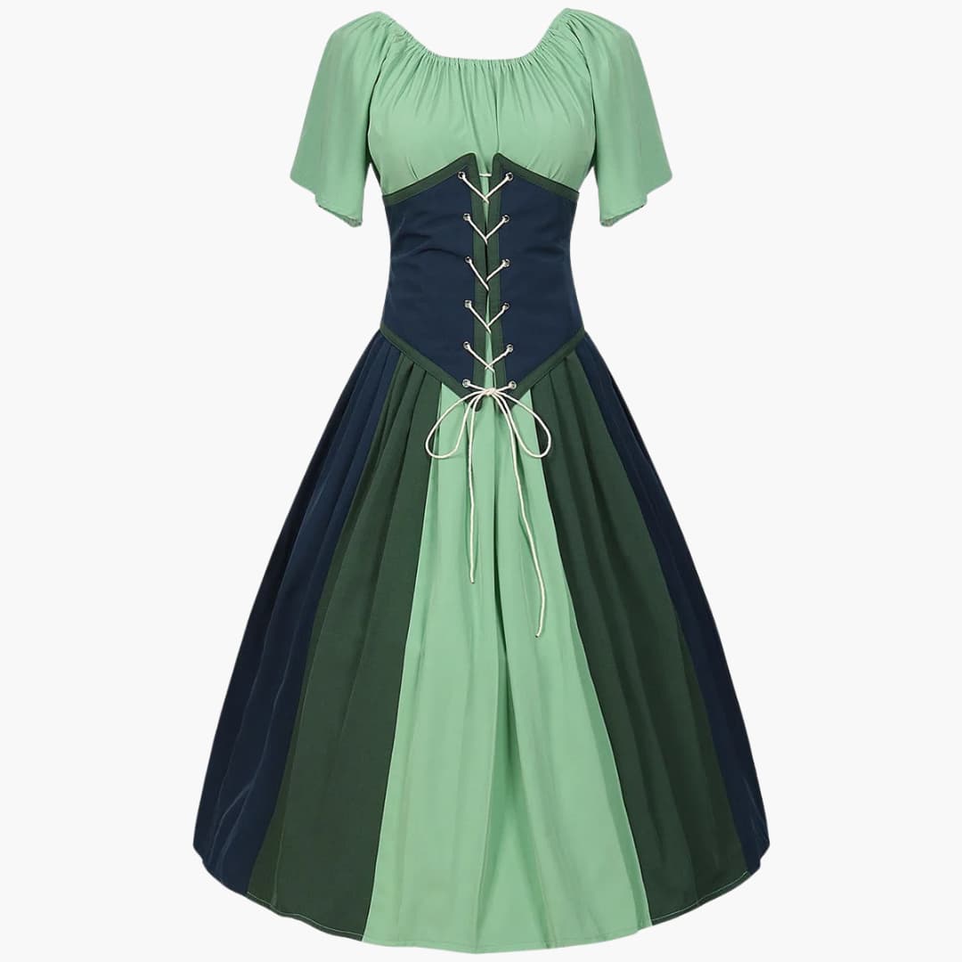Klassisches Dirndl kleid mit Puffärmeln für Damen - Oktoberfest 2025