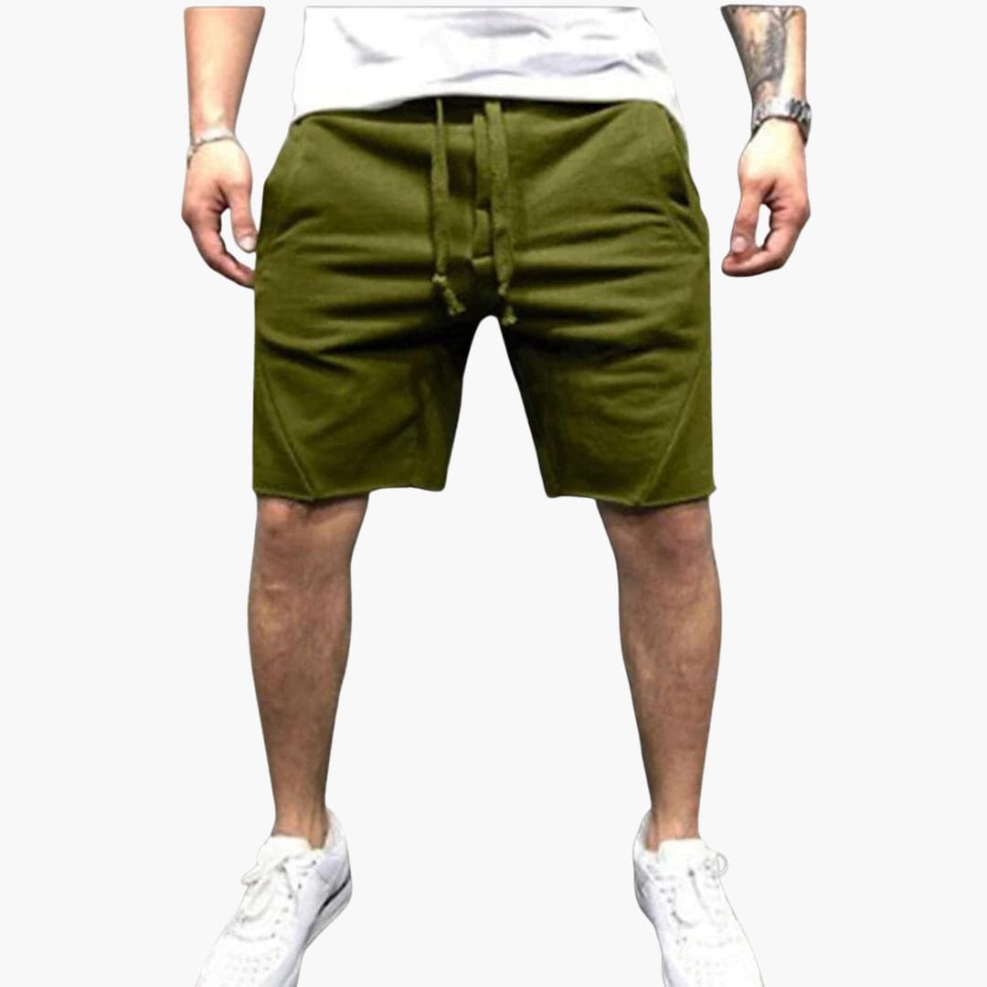 Herren Shorts knielang mit Kordelzug für den Sommer