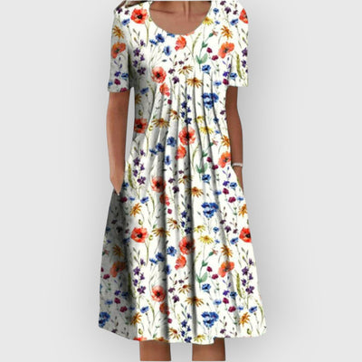 Lucy | Kleid mit Blumenstickerei