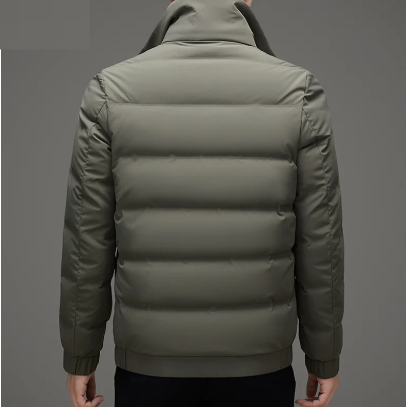 Sturmdk - Daunenjacke Herren Warm Gefüttert Winterjacke Mit Kapuze und Taschen