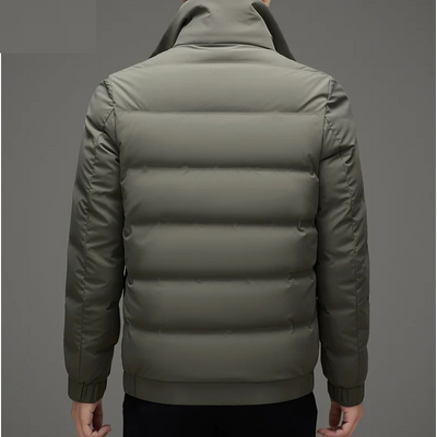 Sturmdk - Daunenjacke Herren Warm Gefüttert Winterjacke Mit Kapuze und Taschen