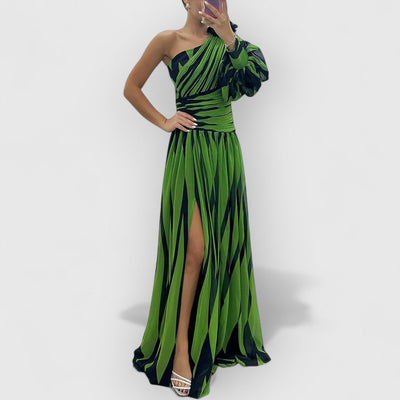 Chloe | Gestreiftes Maxikleid