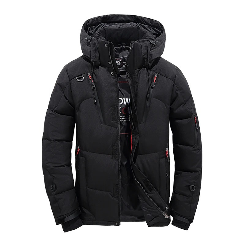 Trageman - Pufferjacke Herren Winterjacke Warm Gefüttert Outdoorjacke Kapuze
