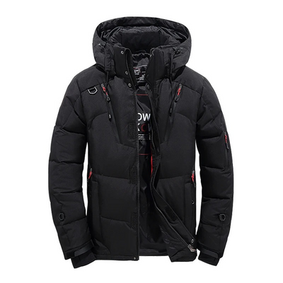 Trageman - Pufferjacke Herren Winterjacke Warm Gefüttert Outdoorjacke Kapuze