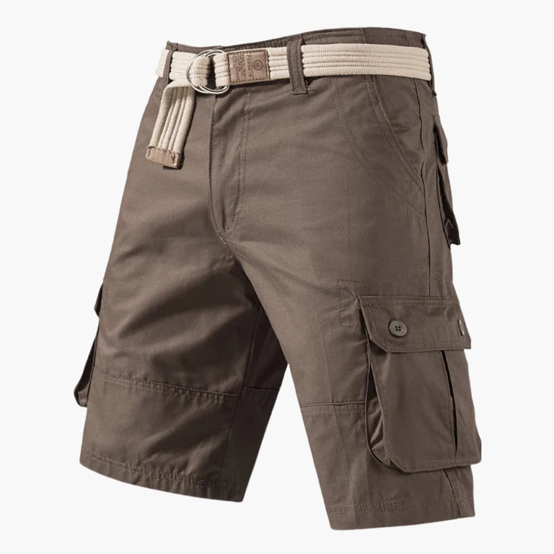 Herren Cargo Shorts mit Reißverschluss und vielen Taschen