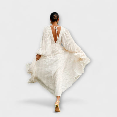 Allegory Elsa Cream Maxi Dress