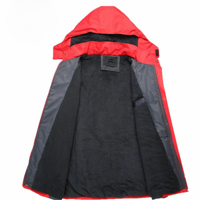 Thermon - Wasserdichter Wintermantel Männer – Warm, Wetterfest, Mit Kapuze