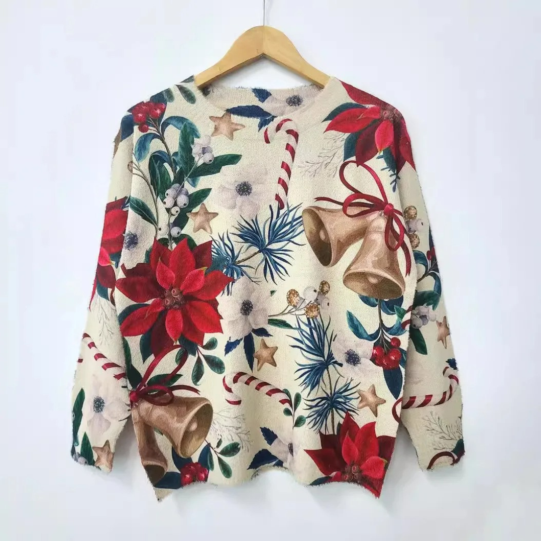 Glanzix - Kreativer Weihnachtspullover – Perfekt für die Feiertage