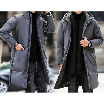 Windhof - Parka Winterjacke Herren – Lang, Winddicht, Mit Kapuze
