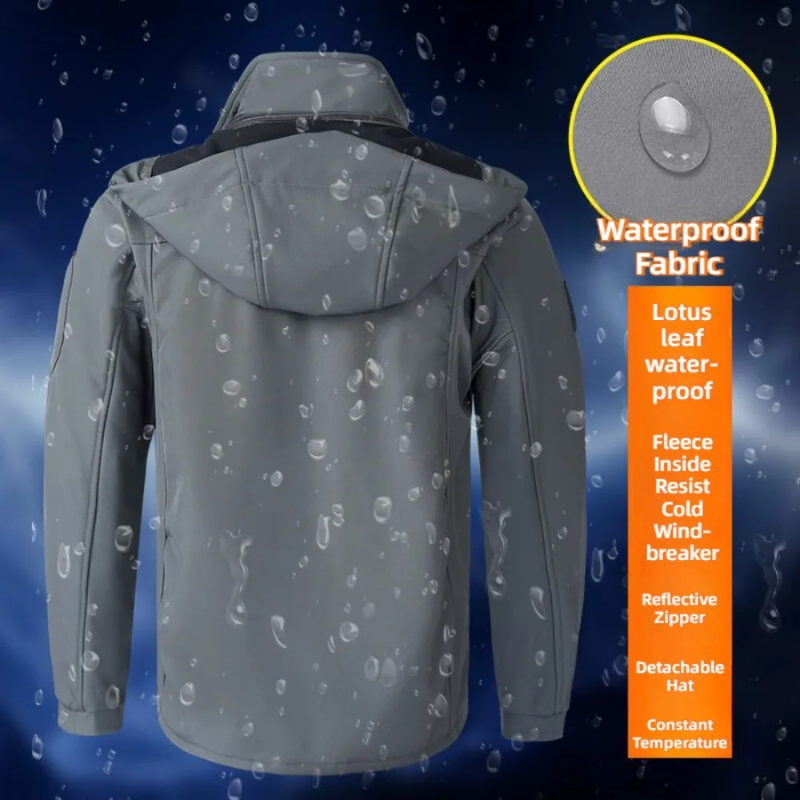 Bergton - Wasserdichter Wintermantel Männer – Winddicht, Atmungsaktiv, Outdoor