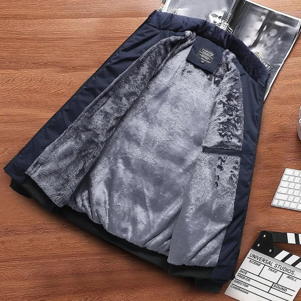 Ralvenn - Gewattierte Jacke Herren Leicht Gefüttert Übergangsjacke Mit Reißverschluss