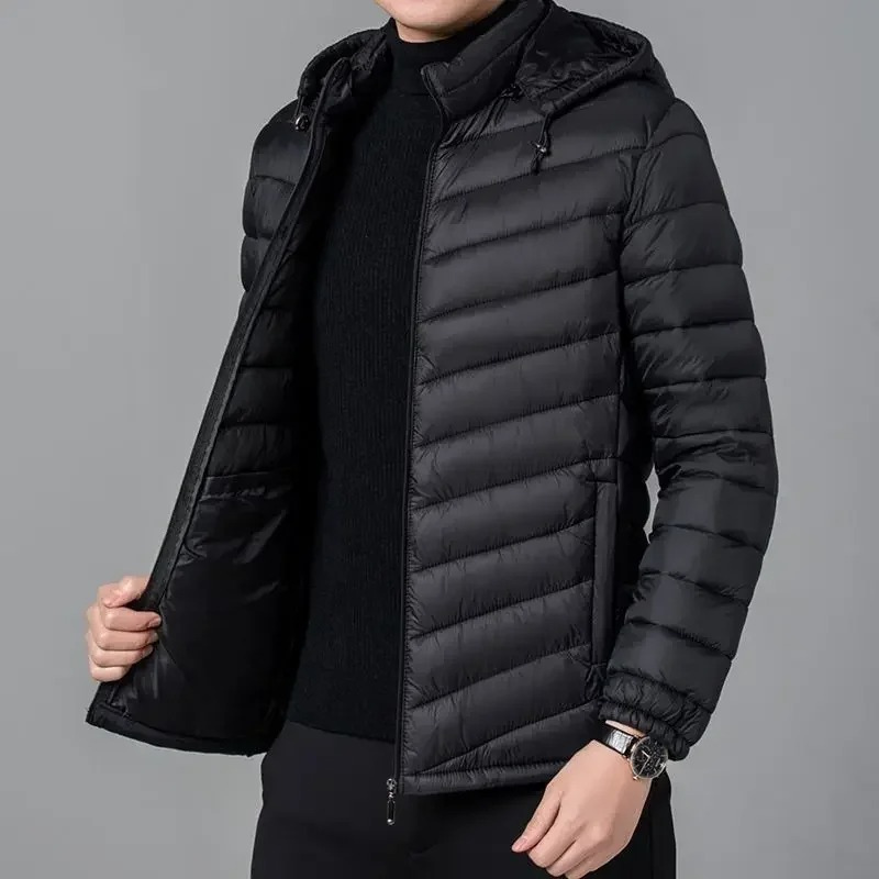 Nordgut - Pufferjacke Herren Wasserdicht Winddicht Mit Kapuze Winterjacke