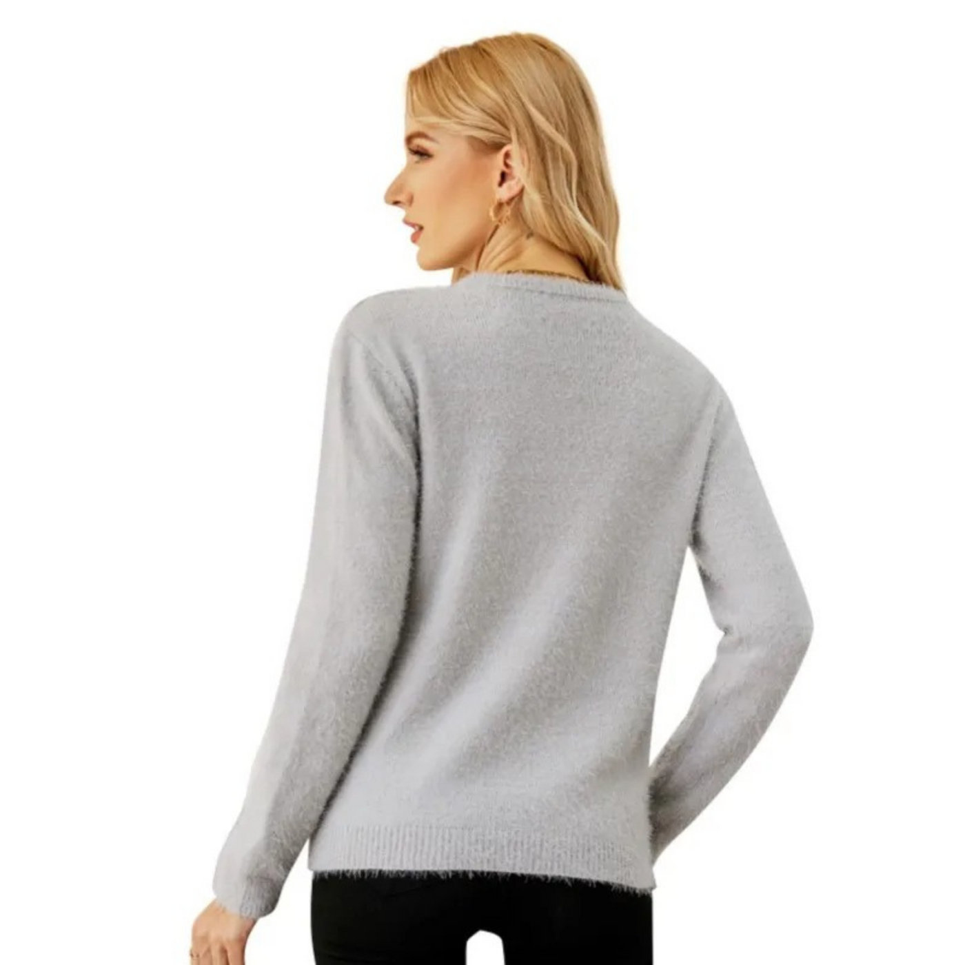 Weihtru - Flauschiger Weihnachtspullover – Perfekt für die Feiertage