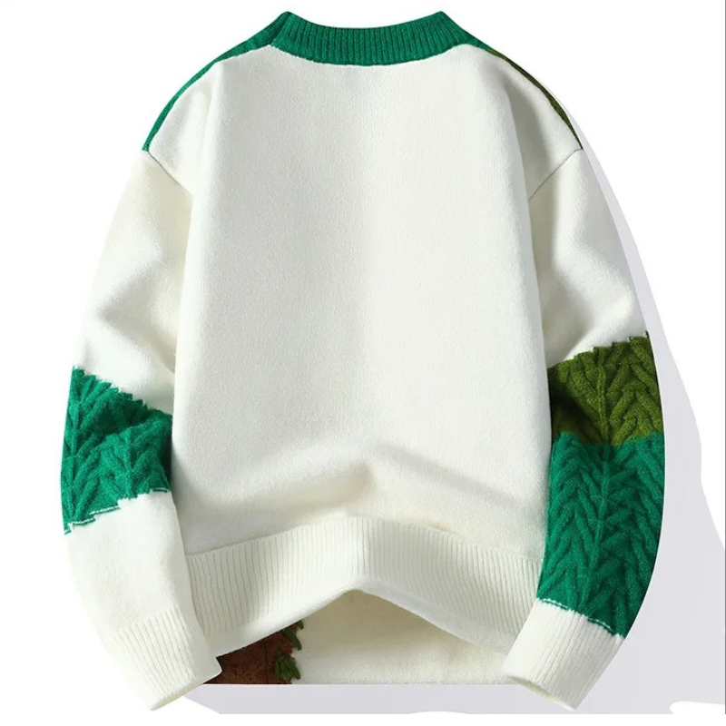 Schneew - Weihnachtspullover – Festlich, Bequem, Rundhals, Winterpullover