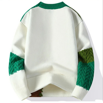 Schneew - Weihnachtspullover – Festlich, Bequem, Rundhals, Winterpullover