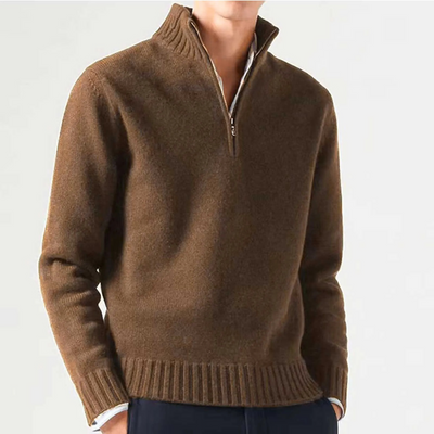 Ziphero - Hochwertiger Pullover mit Reißverschluss Herren – Warm & Bequem