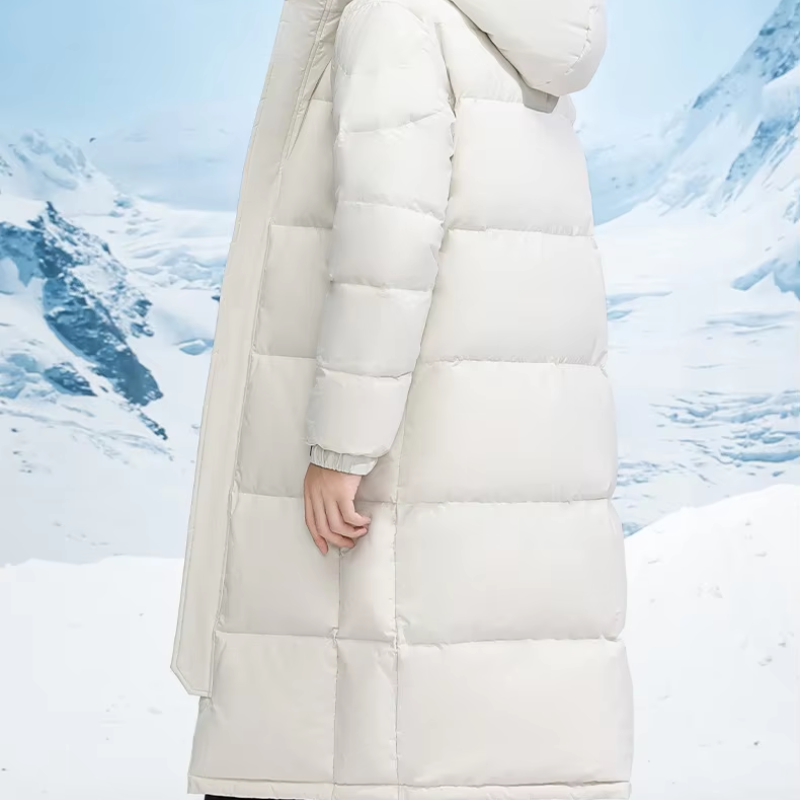 Soltwin - Langer Wintermantel Herren Warm Gefüttert Mit Kapuze Winddicht